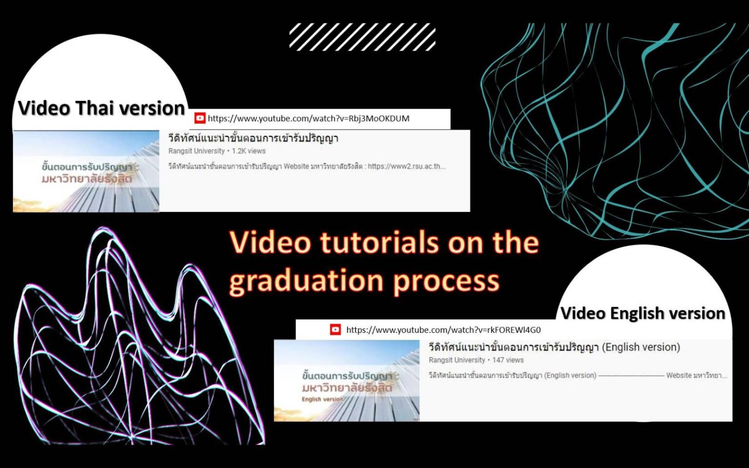 The Timetable For Graduation Ceremony 2021 - RANGSIT UNIVERSITY ...